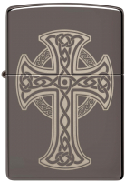 Зажигалка Zippo Celtic Cross Design / 48614 (черный) - 