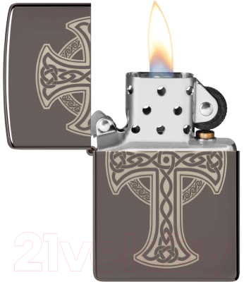 Зажигалка Zippo Celtic Cross Design / 48614 (черный)