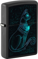 Зажигалка Zippo Spiritual Cat / 48582 (черный) - 