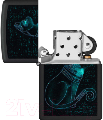 Зажигалка Zippo Spiritual Cat / 48582 (черный)