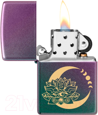 Зажигалка Zippo Lotus Moon / 48587 (черный)