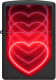 Зажигалка Zippo Hearts Design / 48593 (черный) - 
