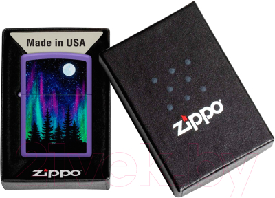 Зажигалка Zippo Night In The Forest / 48565 (фиолетовый)