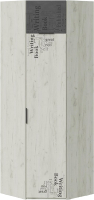 Шкаф ТриЯ Оксфорд-2 ТД-399.07.23 (матера/дуб крафт белый с рисунком) - 