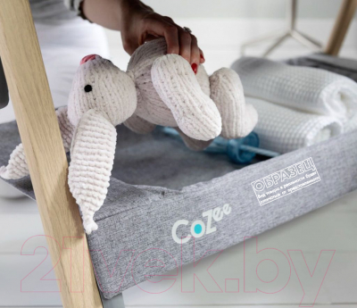 Детская кроватка Tutti Bambini CoZee Luxe с колесами (Oak/Charcoal)