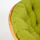 Миниатюра изображения товара Кресло-качалка Tetchair Papasan W 23/01 B с подушкой (мед/флок олива)