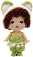 Кукла Funky Toys Baby Cute В шапке с ушками и зеленом костюме / FT0689335 - 