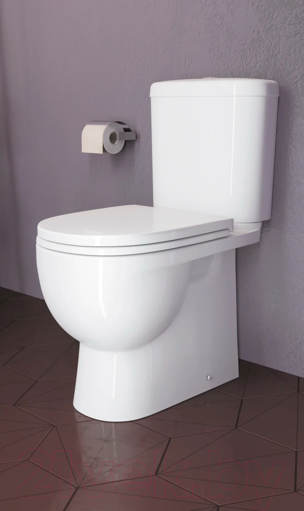 Унитаз напольный Sanita Luxe Art Comfort WC.CC/Art/2-DM/WHT.G/S1