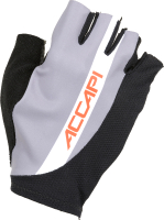 Велоперчатки Accapi Fingerless Cycling Gloves / BGL001-6101 (S, серый/белый) - 