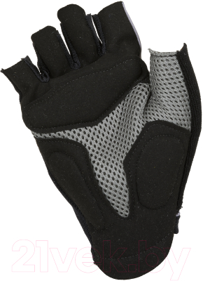 Велоперчатки Accapi Fingerless Cycling Gloves / BGL001-6101 (XS, серый/белый)