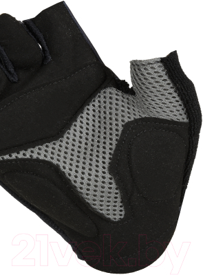 Велоперчатки Accapi Fingerless Cycling Gloves / BGL001-6652 (XL, антрацитовый/красный)