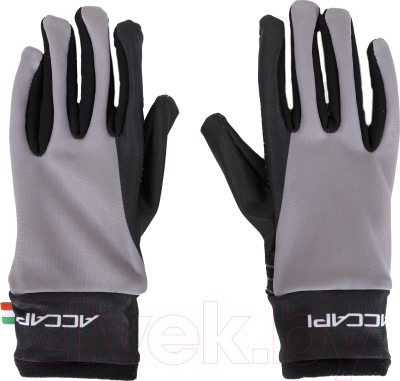 Велоперчатки Accapi Cycling Gloves JR Pistol / BGL031-6661 (S, антрацитовый/серый)