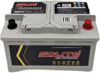 Автомобильный аккумулятор Solite AGM70L 760A (70 А/ч) - 
