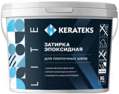 Фуга Kerateks Lite С52 (1кг, серебристо-серый)