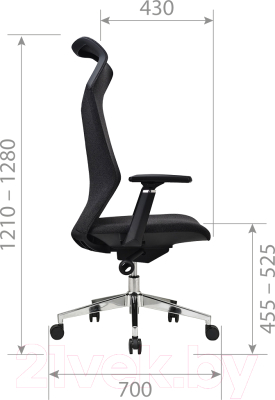 Кресло офисное Chairman CH583 (черный)
