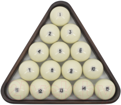 Треугольник для бильярда Старт Pyramid 68мм / 70.109.68.5 (черный орех)
