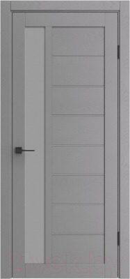 Дверь межкомнатная el'Porta ПП Порта-27 60x200 (Graphite Wood/Grey Fog)