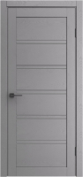 Дверь межкомнатная el'Porta Порта-28 60x200 (Graphite Wood/Grey Fog) - 
