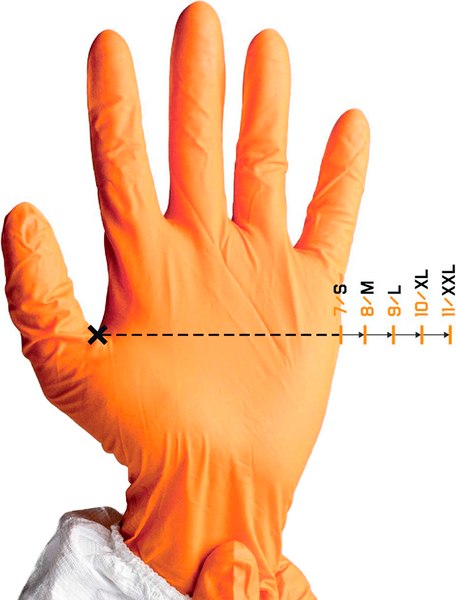 Перчатки защитные Jeta Pro JLE301 (XL, красный/белый)