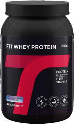 Протеин Академия-Т Fit Whey Protein (900г, клубника)