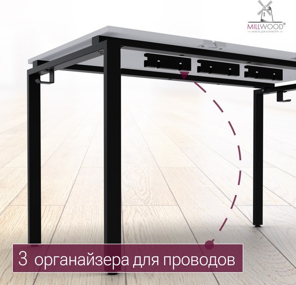 Купить Письменный стол Millwood Лофт Сиэтл ДТ-5 160x70x75 в Витебске