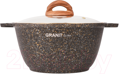 Кастрюля Kukmara Granit Ultra Black-Gold кгбг62а