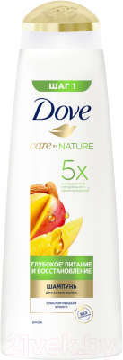 Шампунь для волос Dove Глубокое питание и восстановление с манго (380мл)