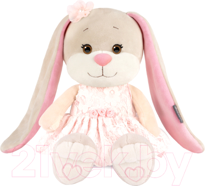 Мягкая игрушка Jack&Lin Зайка Лин в кружевном розовом платье / JL-02202316-25