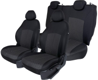 Комплект чехлов для сидений TrendAuto КСд2-ЖЧ (черный) - 