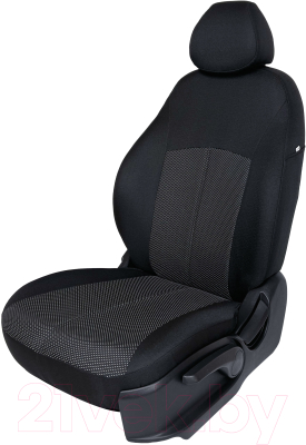Комплект чехлов для сидений TrendAuto ДМ-ЖЧ (серый)