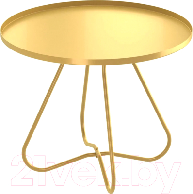 Журнальный столик Мебелик SHT-CT3-2 (золото)