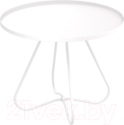 Журнальный столик Мебелик SHT-CT3-2 (белый муар)