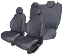 Комплект чехлов для сидений TrendAuto ДОо-ЖС (серый) - 