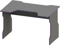 Геймерский стол Mebelain Vardig К1 (антрацит/фиолетовый) - 