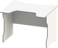 Геймерский стол Mebelain Vardig К2 (белый/серебристый) - 