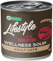 Влажный корм для кошек Nature's Protection Lifestyle Sterilized с лососем / KIKNPLF63358 (140г) - 