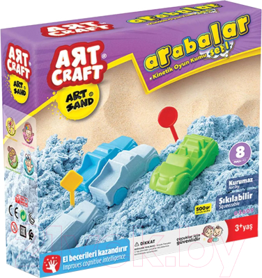 Набор для лепки Art Sand Автогонки / 03609 (500г)