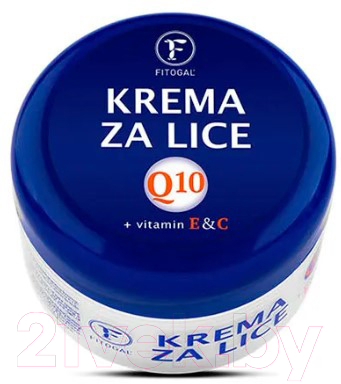 Крем для лица Fitogal Krema Za Lice С коэнзимом Q10 Витамин Е и С (100мл)