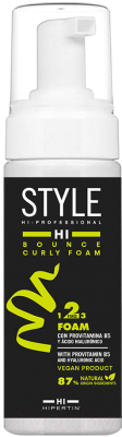 Мусс для укладки волос Hipertin Bounce Curly Foam Hi Style (150мл)