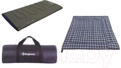 Спальный мешок KingCamp Forest 500 R / 3153 (зеленый)