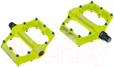 Комплект педалей для велосипеда Kellys Flat 50 / ZKE92637 (лайм)