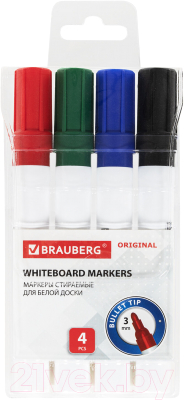 Изображение товара Набор маркеров Brauberg Original / 152120 (4цв)