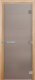 Стеклянная дверь для бани/сауны Doorwood Эталон 80x200 (сатин) - 