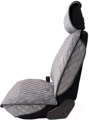 Комплект накидок на автомобильные сиденья TrendAuto Консул НВ-Вс(К-Р)п-с/Се (серый)