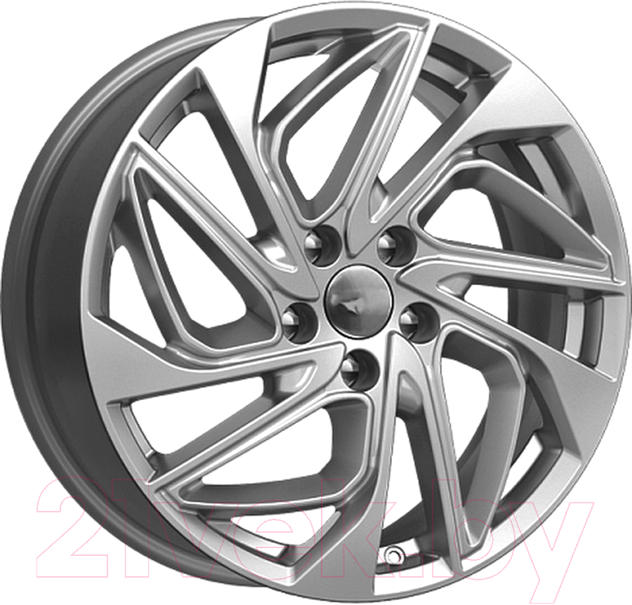 Литой диск K&K КС883 ASX 18x7" 5x114.3мм DIA 67.1мм ET 46мм Дарк платинум