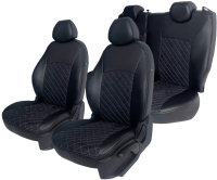 Комплект чехлов для сидений TrendAuto КР11-ЭчАЧ(С)-с/Се (черный) - 