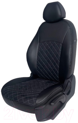 Комплект чехлов для сидений TrendAuto КР11-ЭчАЧ(С)-с/Се (черный)