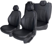 Комплект чехлов для сидений TrendAuto КСа-ЭчЧ (черный) - 