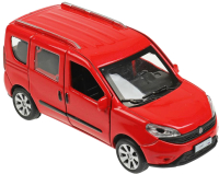 Масштабная модель автомобиля Технопарк Fiat Doblo / DOBLO-12-RD (красный) - 