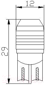 Комплект автомобильных ламп SCT 210230 (2шт)